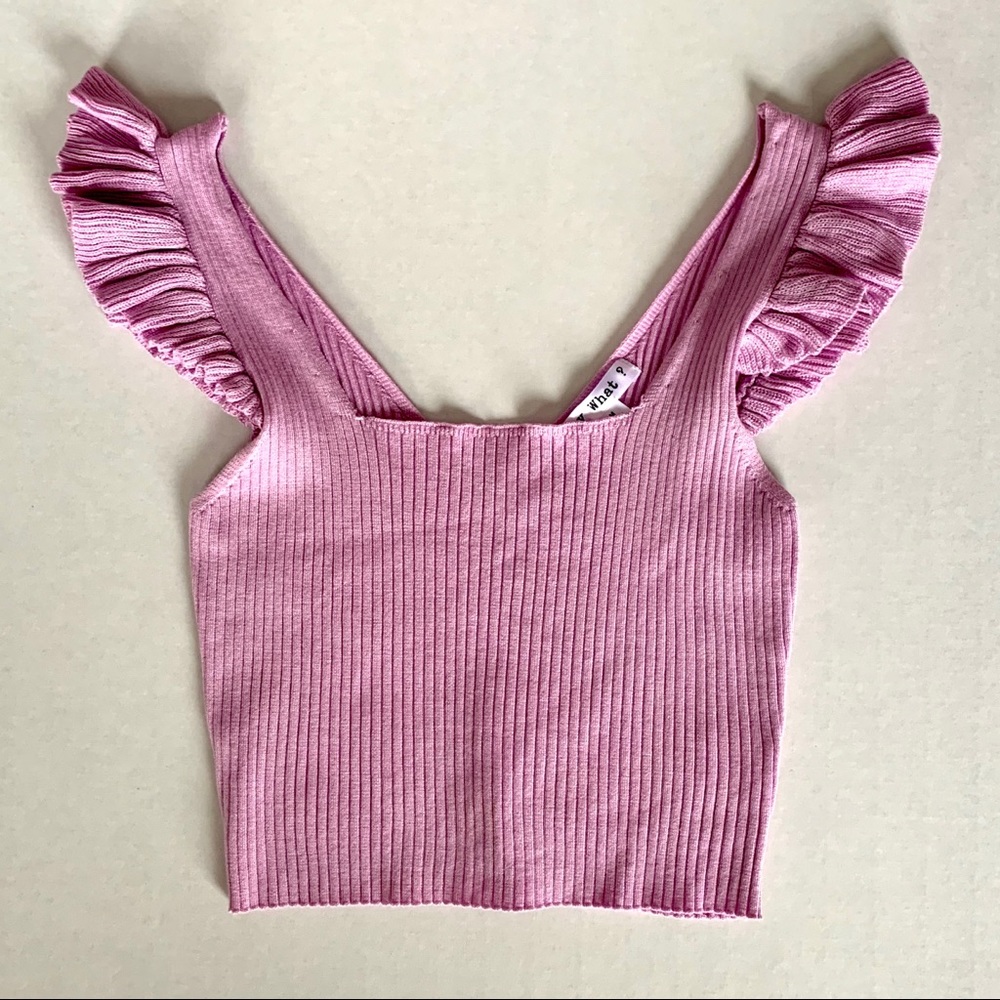 Cropped Ribbed Tank